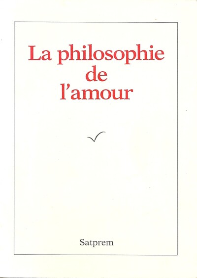 La Philosophie de l'amour